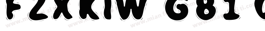 FZXKIW GB1 0字体转换